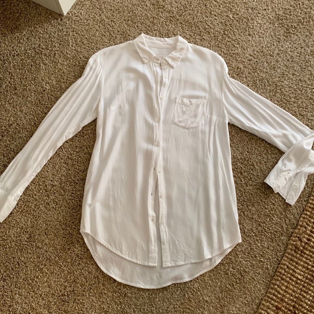 White button down